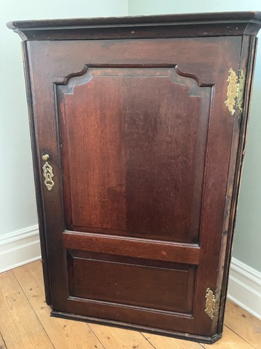 Vintage corner wall cupboard