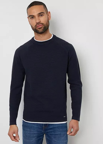 Threadbare textured raglan - textured,