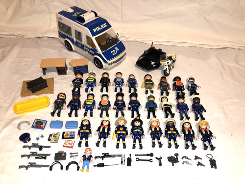 Huge playmobil police lot - police,