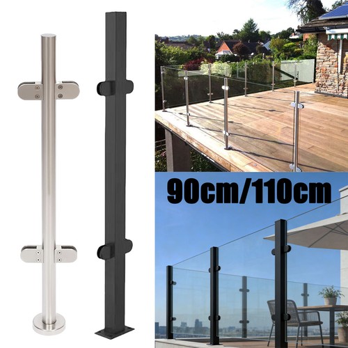 Deck glass fence - glass, post