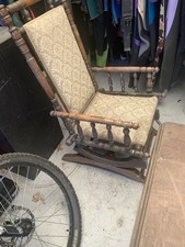 American Rocking Chair Original Condition, No Tears Low Seating For Baby Rocking