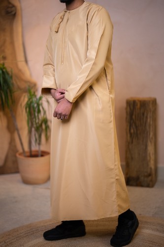 Omani mens jubba thobe gold - omani,