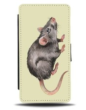 Rat Watercolour Flip Wallet