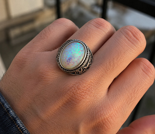 Vintage fire opal - vintage,