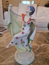 ?Antique Art Deco - 1930’s Dancing Lady - Hertwig & Co Katzhutte