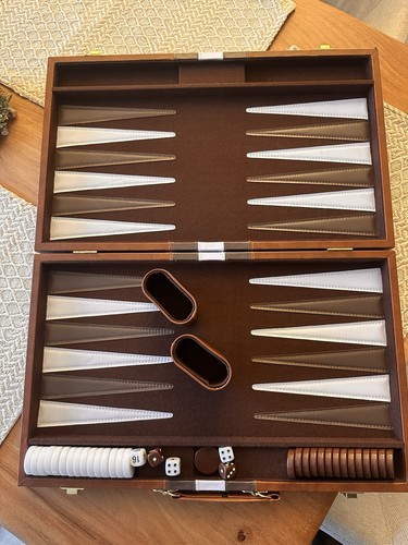 Folding backgammon board game - board,