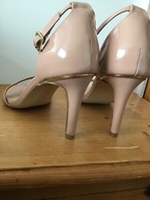 New look ladies wide fit high heeled sandals size 6