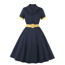 Womens Party Prom Cocktail Vintage Swing Dress 40S Rockabilly Retro Dresses SIZE