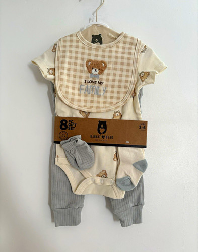Rabbit bear organic 8pc - rabbit,