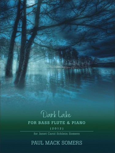 Dark lake bass flute and - and, piano