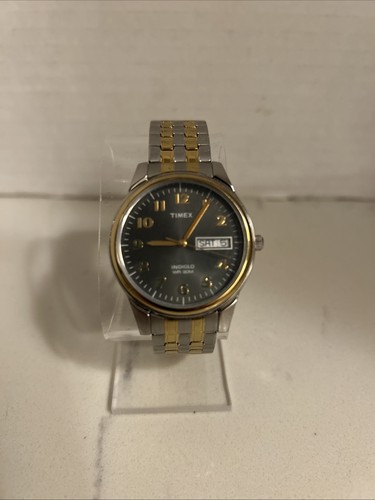Timex indiglo 30m two tone - wr,