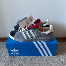 Adidas Consortium x Recouture Campus 80s SH - Grey/Blue/Red - UK8.5 - FY6754