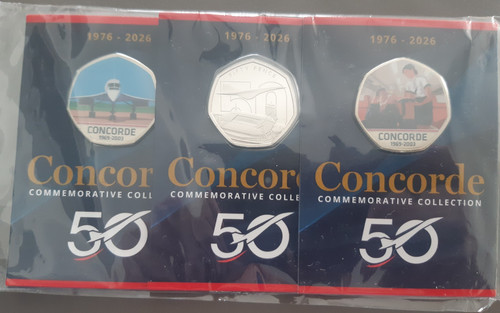 Coin concorde 50th - concorde,