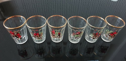 Shot glasses depicting - depicting, six