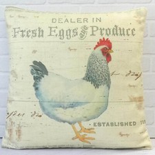Vintage Chicken Cushion Cover