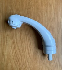 WHALE Elegance Short Spout Tap WHITE Caravan Motorhome Boat AS5020 