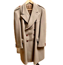 Stunning Crombie Aberdeen Overcoat-Military styled "British Warm" XL 44 inches