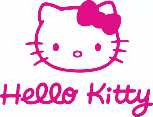 Hello kitty pink vinyl - 2x,