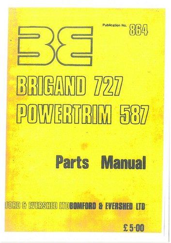 Bomford brigand 727 - brigand,