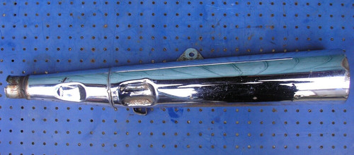 Exhaust silencer left honda - exhaust,