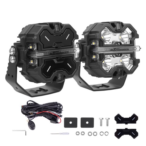 Pair led pod light - pod, 3.5"
