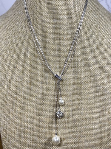 Clear rhinestone faux - faux, pearl