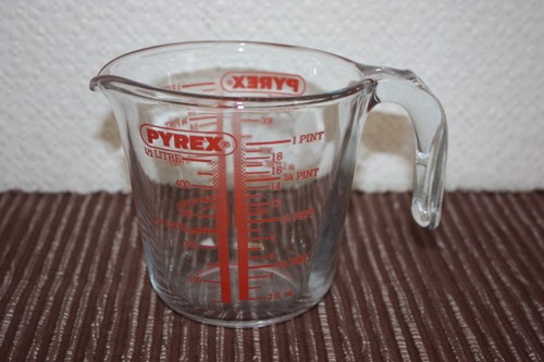 Vintage pyrex clear - , glass