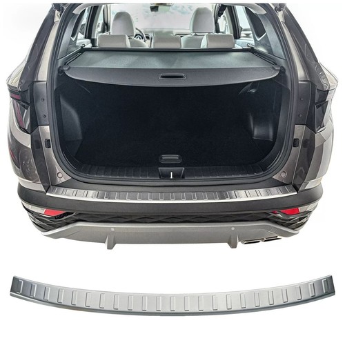 Chrome rear bumper protector - rear,