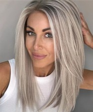 Ash Blond Highlight Wig 13x4 Lace Front Human Hair Wigs