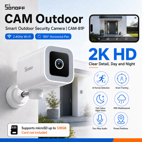 Sonoff cam b1p - cam-b1p, 2k