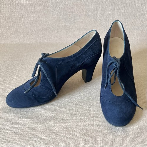Vintage style ladies navy blue - vintage,