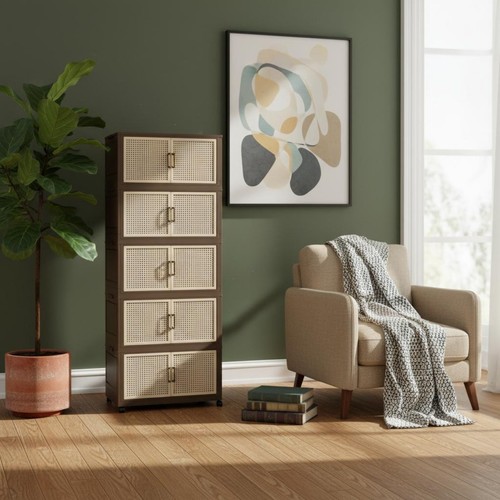Foldable plastic wardrobe - foldable,