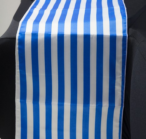 Lamour satin striped table - satin,