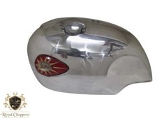Fit For BSA A65 Spitfire 4 Gallon Alloy Aluminium Gas Fuel Tank + Cap
