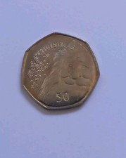 50P Christmas Coin Gibraltar