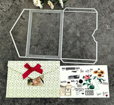 large Size Envelop Metal Cutting Die , Stencil , Embossing , Scrapbooking. V 001