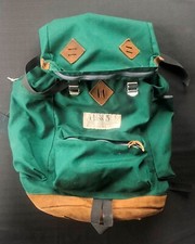 Vintage Class 5 Mountaineering Equipage Backpack. Made in USA. Canvas/Leather.