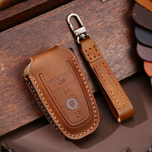 Real genuine leather key - real,