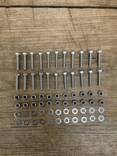 STAINLESS Mud Flap Bolts & Nuts Front & Rear Fits Land Rover Defender 90 110 130