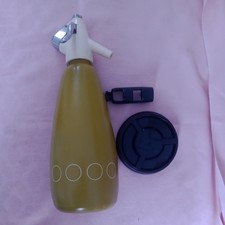 Vintage BOC Soda Syphon. Green /white.Made in England Rare Collectible Retro