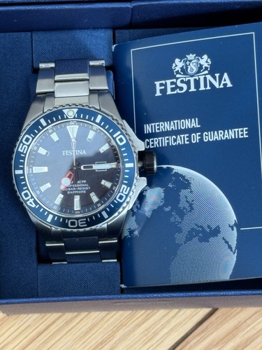 Festina f20663 men - men's, blue