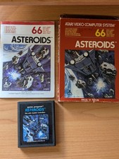 Asteroids Atari 2600 Game Boxed Cartridge Manual Complete Retro 66 1979 Rare VGC