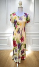 Vintage Floral Dress Midi