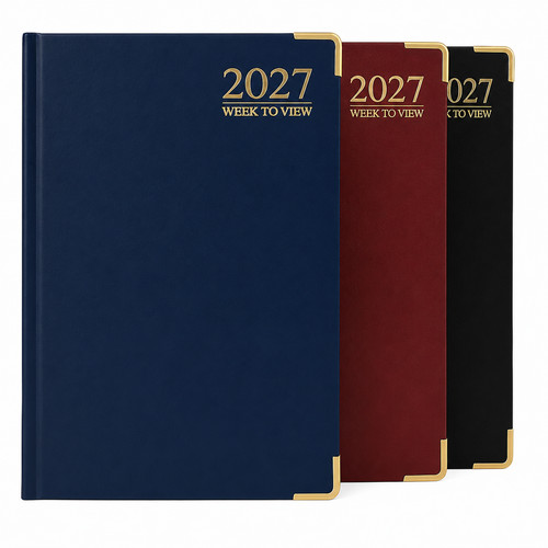 2027 diary week view - a4, to