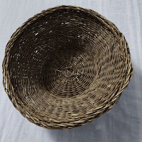 Wicker brown woven basket - brown,