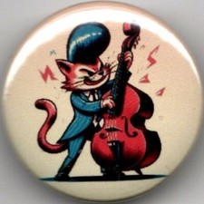 STRAY CATS Pin Button Badge