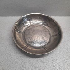 Vintage silver plated brass - silver,