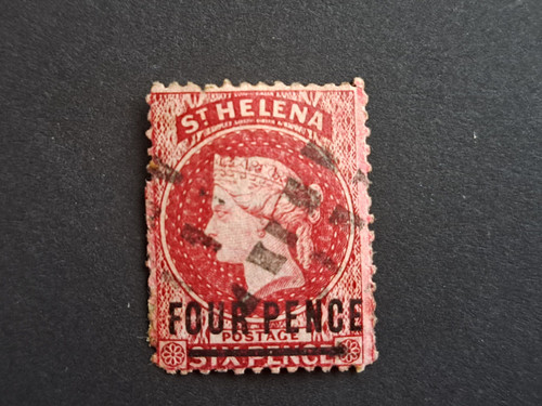 C1876 helena four pence - c1876,