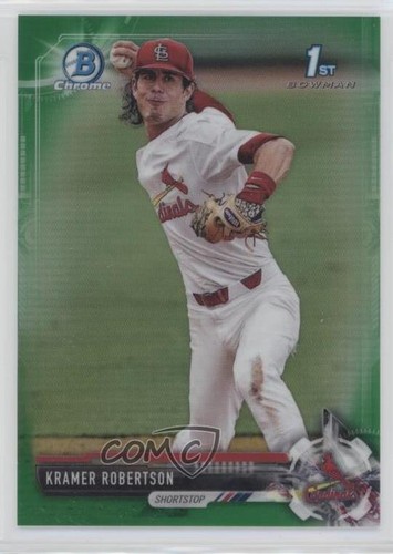 2017 bowman draft chrome green - bowman,