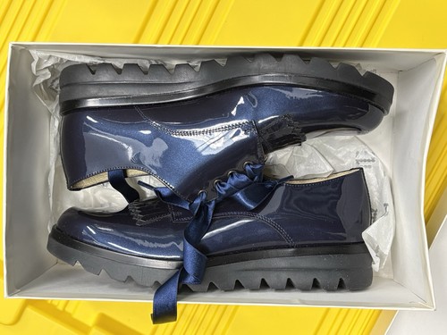 Andanines navy patent - navy, glitter